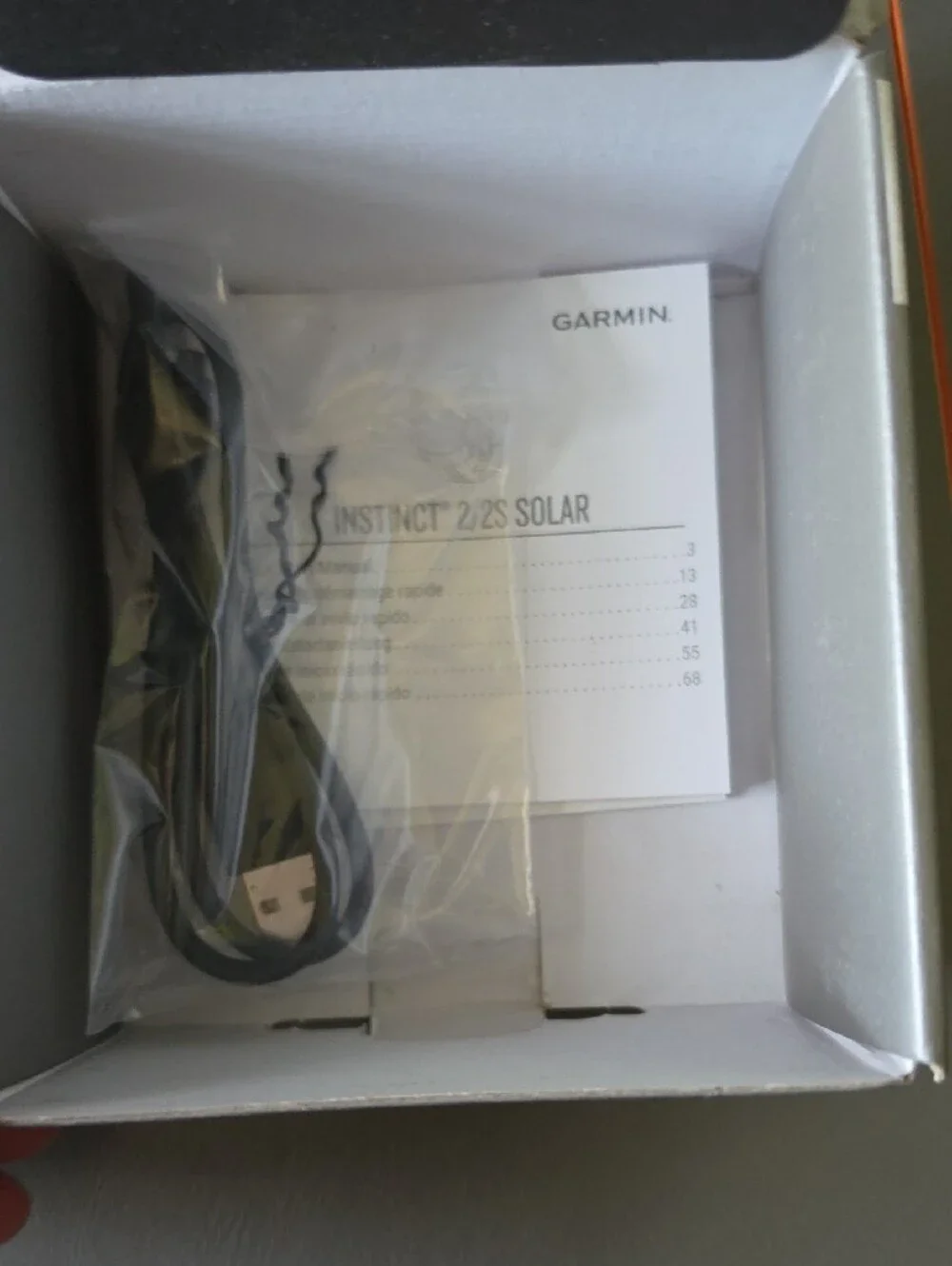 garmin Instinct 2 Solar Rugged GPS Smartwatch - Gray/Black